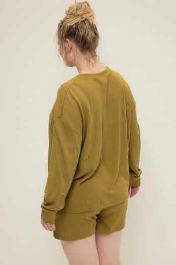 Plus size veliki brojevi Pidžama dugih rukava i kratkih nogavica za punije