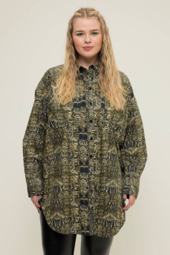 Plus size veliki brojevi Košulja dugih rukava s životinjskim printom za punije