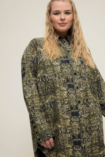 Plus size veliki brojevi Košulja dugih rukava s životinjskim printom za punije