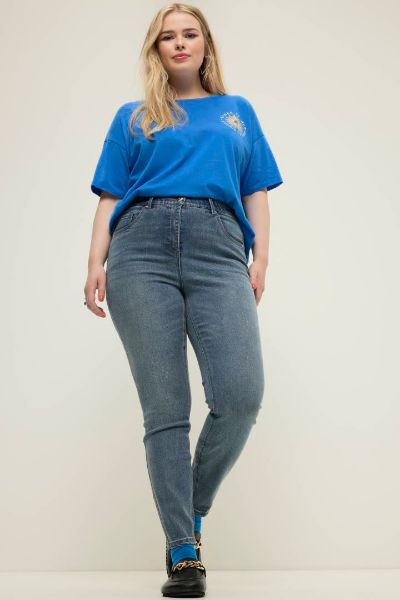 Veliki brojevi Traperice užeg kroja nogavica moda za punije