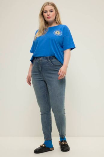 Plus size veliki brojevi Traperice užeg kroja nogavica za punije
