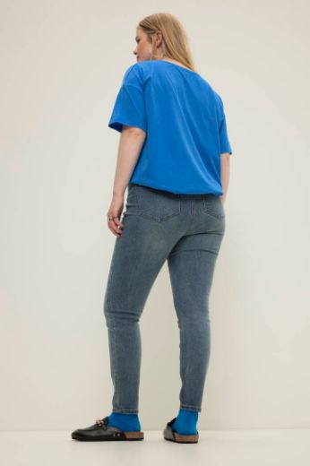 Plus size veliki brojevi Traperice užeg kroja nogavica za punije