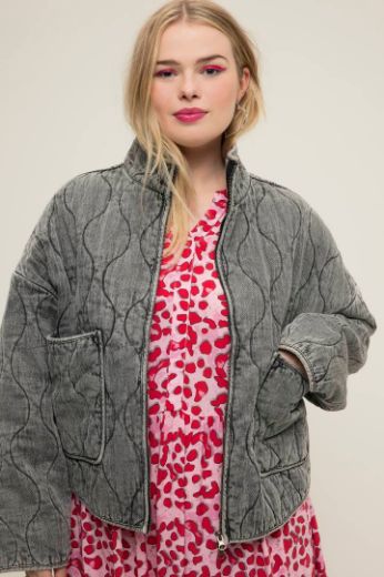 Plus size veliki brojevi Jakna lagana prošivena za punije