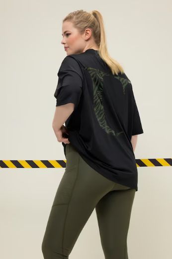 Plus size veliki brojevi Majica šireg kroja s natpisom za punije