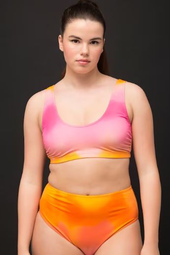 Plus size veliki brojevi Kupaći kostim gornji dio sportski za punije