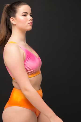 Plus size veliki brojevi Kupaći kostim gornji dio sportski za punije