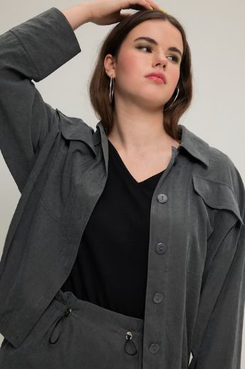 Plus size veliki brojevi Košulja Cargo za punije