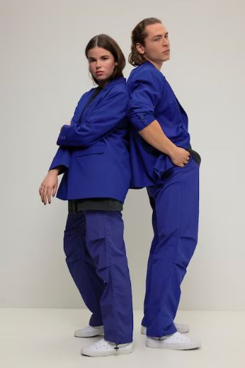 Plus size veliki brojevi Sako lagani širi kroj s gumbima na leđima za punije