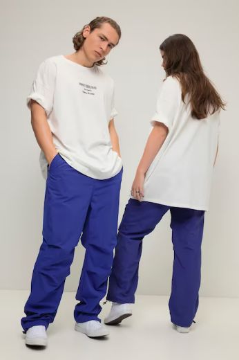 Plus size veliki brojevi Majica širokog kroja kratkih rukava s natpisom za punije