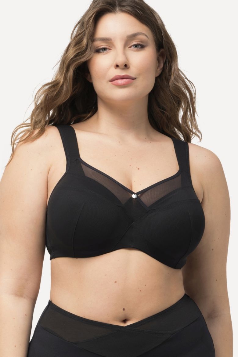 Plus size veliki brojevi Grudnjak sa žicom i dodatkom tila za punije