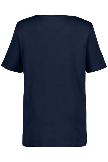 Plus size veliki brojevi Majica V ovratnika kratkih rukava za punije
