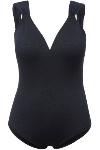 Plus size veliki brojevi Kupaći kostim jednodijelni s leopard printom za punije