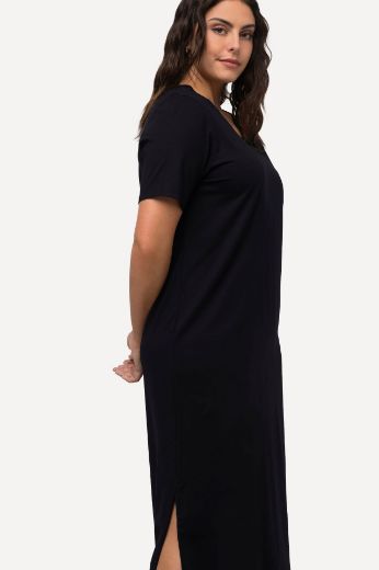 Plus size veliki brojevi Spavaćica s dodatkom ukrasne čipke na ovratniku za punije