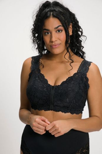 Plus size veliki brojevi Grudnjak na prednje kopčanje s patentnim zatvaračem za punije