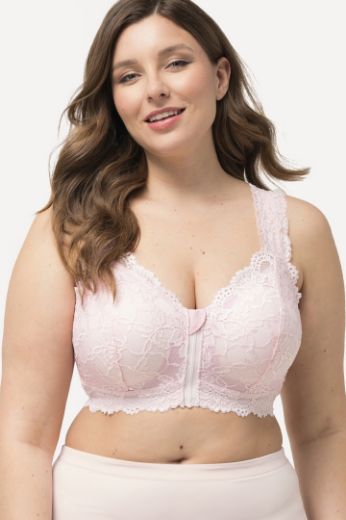 Plus size veliki brojevi Grudnjak na prednje kopčanje s patentnim zatvaračem za punije