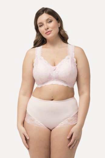Plus size veliki brojevi Grudnjak na prednje kopčanje s patentnim zatvaračem za punije