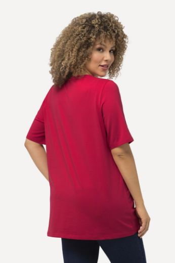 Plus size veliki brojevi Majica V izreza A kroja kratkih rukava za punije