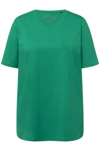 Plus size veliki brojevi Majica V izreza A kroja kratkih rukava za punije
