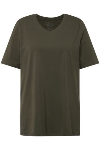 Plus size veliki brojevi Majica V izreza A kroja kratkih rukava za punije