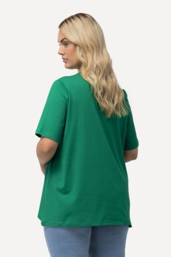Plus size veliki brojevi Majica V izreza A kroja kratkih rukava za punije