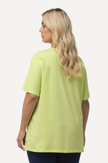 Plus size veliki brojevi Majica V izreza A kroja kratkih rukava za punije