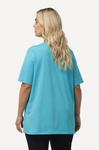 Plus size veliki brojevi Majica V izreza A kroja kratkih rukava za punije