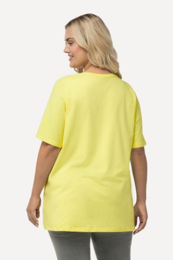 Plus size veliki brojevi Majica V izreza A kroja kratkih rukava za punije