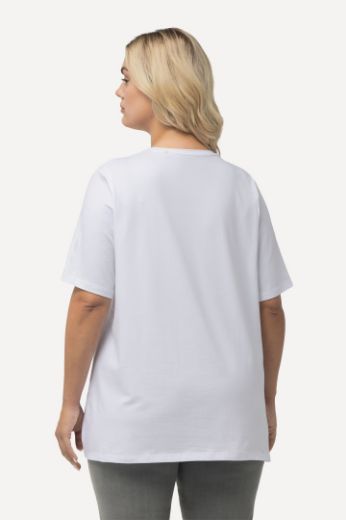 Plus size veliki brojevi Majica V izreza A kroja kratkih rukava za punije