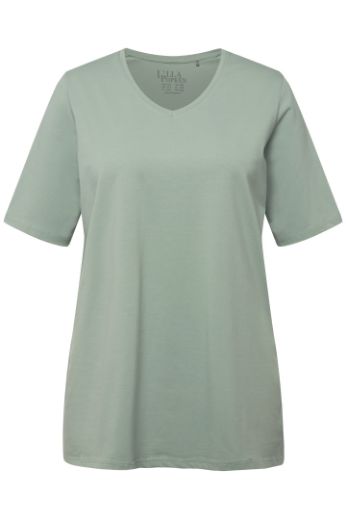 Plus size veliki brojevi Majica V izreza A kroja kratkih rukava za punije