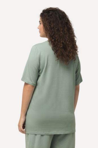 Plus size veliki brojevi Majica V izreza A kroja kratkih rukava za punije