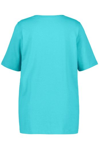 Plus size veliki brojevi Majica kratkih rukava A kroja za punije
