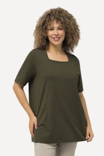 Plus size veliki brojevi Majica kratkih rukava A kroja za punije