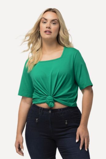 Plus size veliki brojevi Majica kratkih rukava A kroja za punije