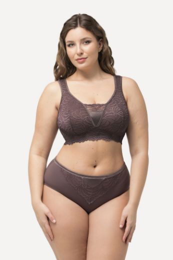 Plus size veliki brojevi Grudnjak sa širim naremenicama s dodatkom čipke za punije