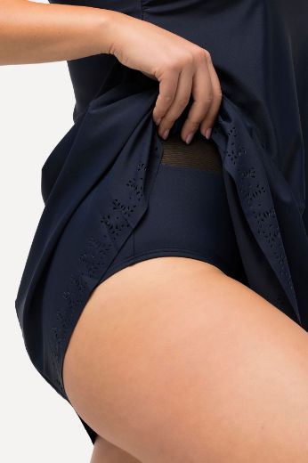 Plus size veliki brojevi Kupaći kostim haljina s rukavima za punije