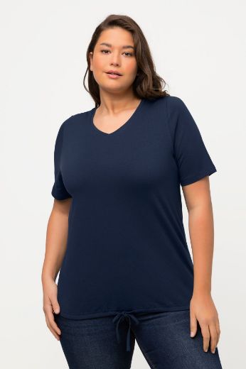 Plus size veliki brojevi Majica kratkih rukava V ovratnika za punije