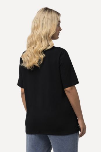 Plus size veliki brojevi Majica kratkih rukava V ovratnika za punije