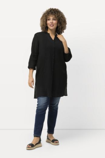 Plus size veliki brojevi Bluza dužeg kroja 3/4 rukavi za punije