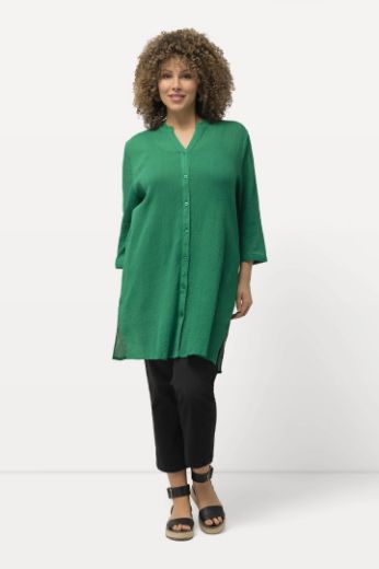 Plus size veliki brojevi Bluza dužeg kroja 3/4 rukavi za punije