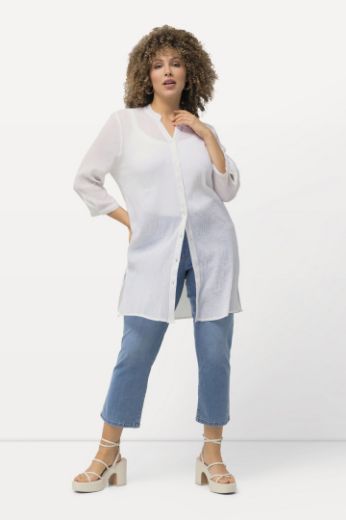 Plus size veliki brojevi Bluza dužeg kroja 3/4 rukavi za punije
