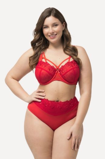 Plus size veliki brojevi Gaćice tanga s dosatkom ukrasne čipke za punije