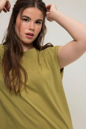 Plus size veliki brojevi Haljina s prorezima spuštenih rukava za punije