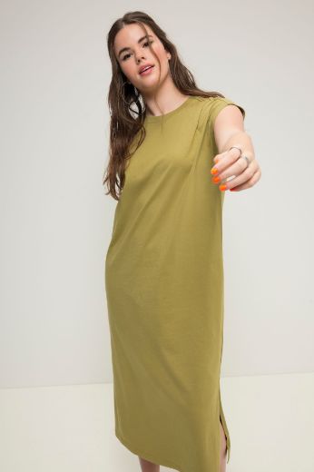 Plus size veliki brojevi Haljina s prorezima spuštenih rukava za punije