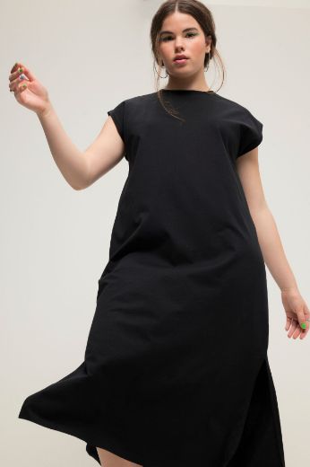Plus size veliki brojevi Haljina s prorezima spuštenih rukava za punije