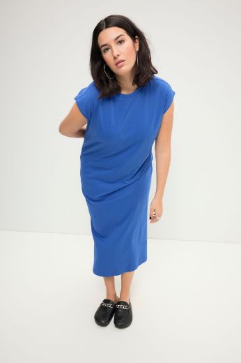 Plus size veliki brojevi Haljina s prorezima spuštenih rukava za punije