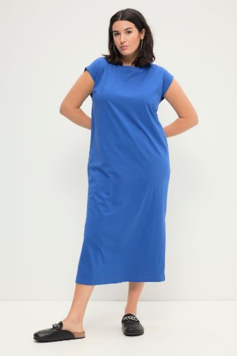 Plus size veliki brojevi Haljina s prorezima spuštenih rukava za punije