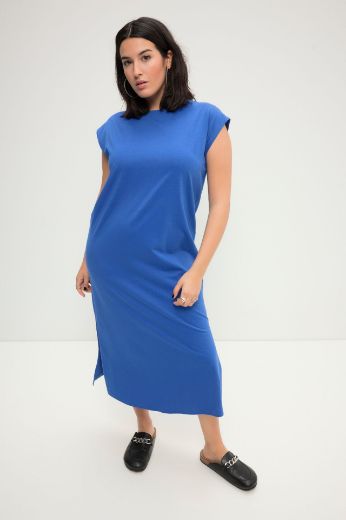 Plus size veliki brojevi Haljina s prorezima spuštenih rukava za punije