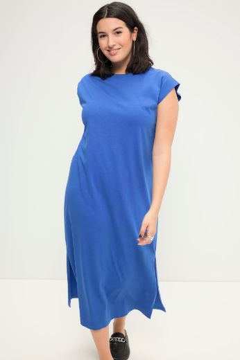 Plus size veliki brojevi Haljina s prorezima spuštenih rukava za punije