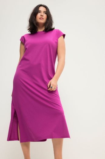 Plus size veliki brojevi Haljina s prorezima spuštenih rukava za punije