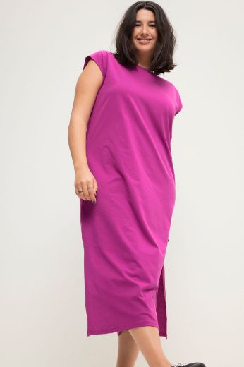 Plus size veliki brojevi Haljina s prorezima spuštenih rukava za punije